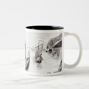 Viking frakter Två-Tonad mugg