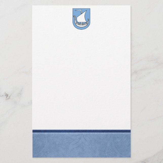 Viking fraktvapensköld brevpapper (Framsida)