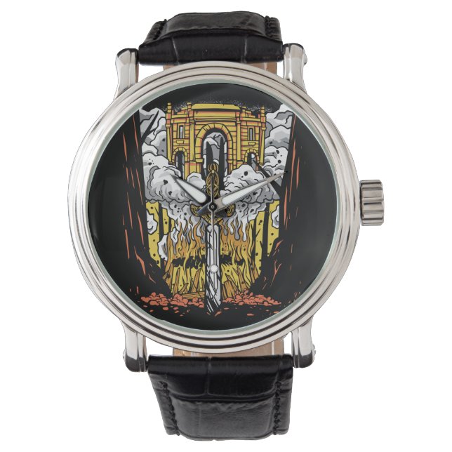 Viking Funeral Armbandsur (Framsida)