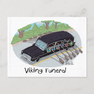 Viking Funeral. Vykort
