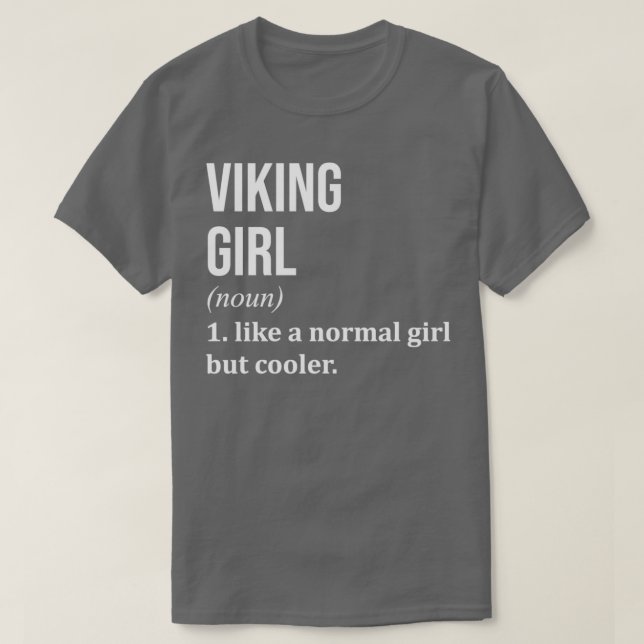 Viking Girl Funny som säger "Kvinnor" T Shirt (Design framsida)