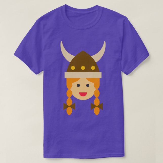 Viking Girl T Shirt (Design framsida)
