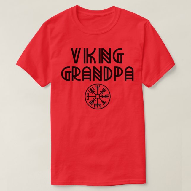 Viking Grandpa 2 T Shirt (Design framsida)