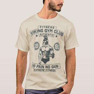 Viking Gym, ingen smärta, ingen vinst T Shirt