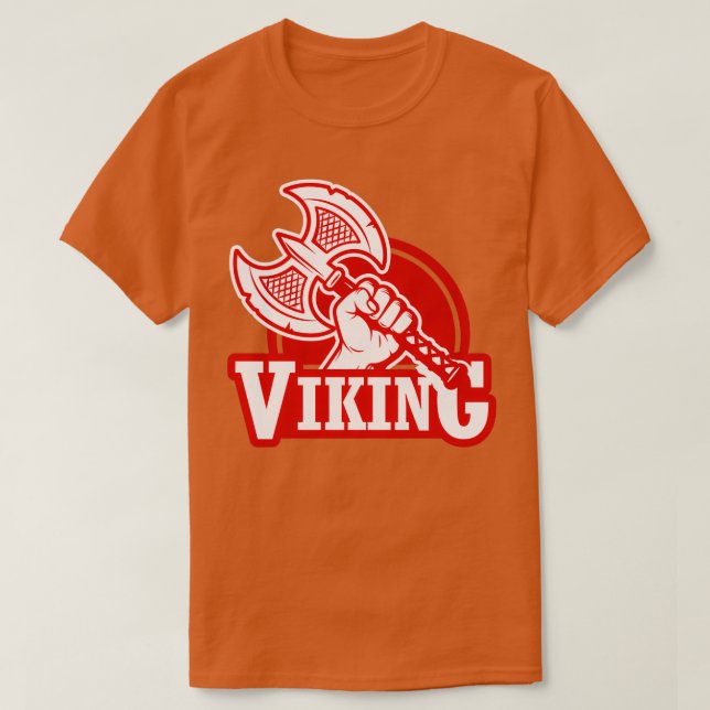 Viking Hand med Ax 2 T Shirt (Design framsida)