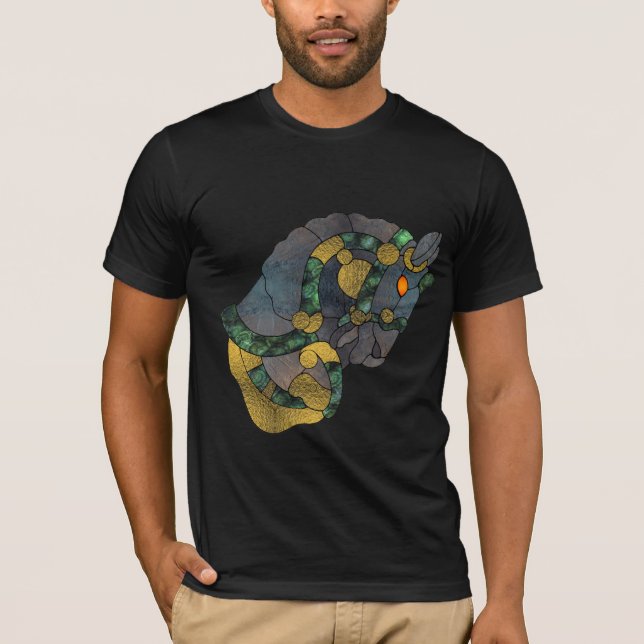 Viking hästskjorta tee shirt (Framsida)