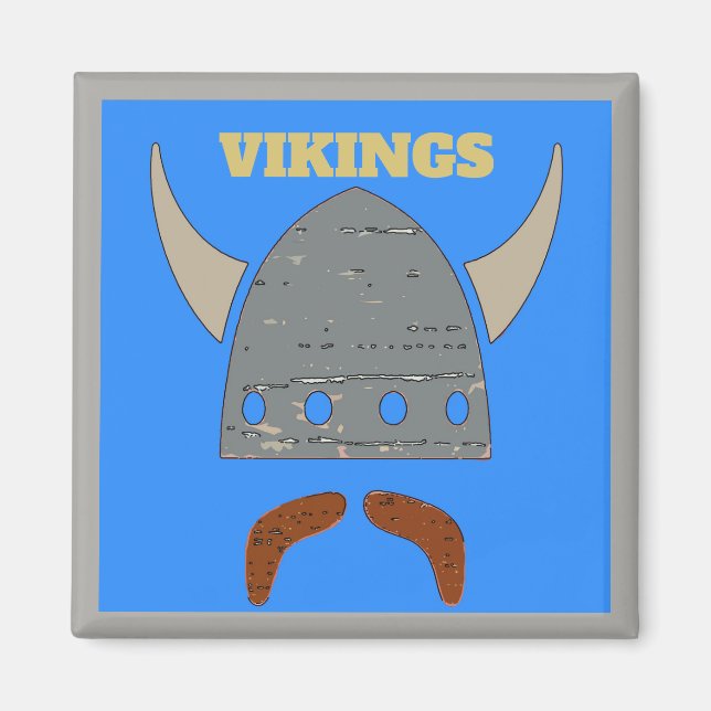 Viking Head Magnet (Framsidan)