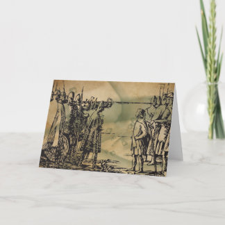 Viking Heimskringla Ormen Lange hälsningkort Kort