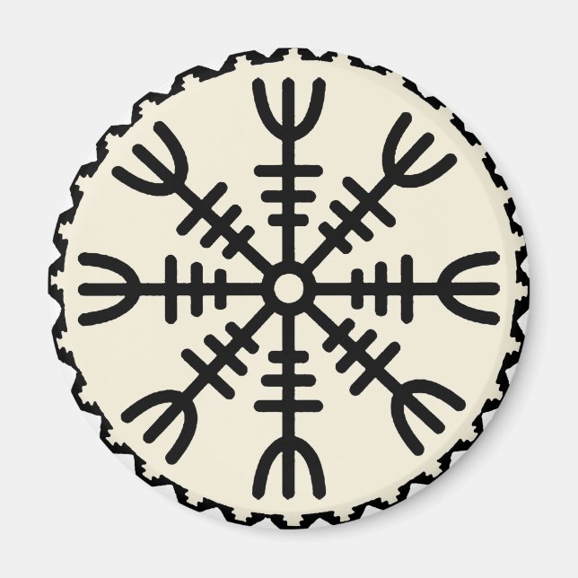 Viking Helm of Awe Magnet (Framsidan)