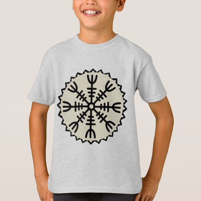 Viking Helm of Awe Tee Shirt (Framsida)