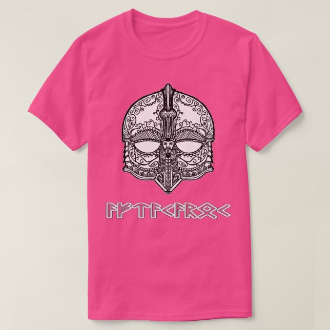 Viking Helmet 9 T Shirt (Design framsida)