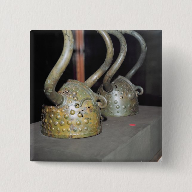 Viking hjälm knapp (Framsida)