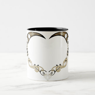 Viking hjärtamugg Två-Tonad mugg