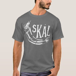 Viking horn skal t shirt