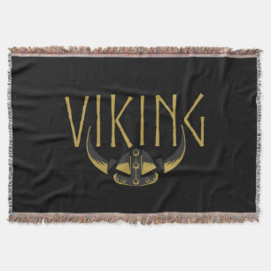 Viking Hornad Hjälm Filta Filt
