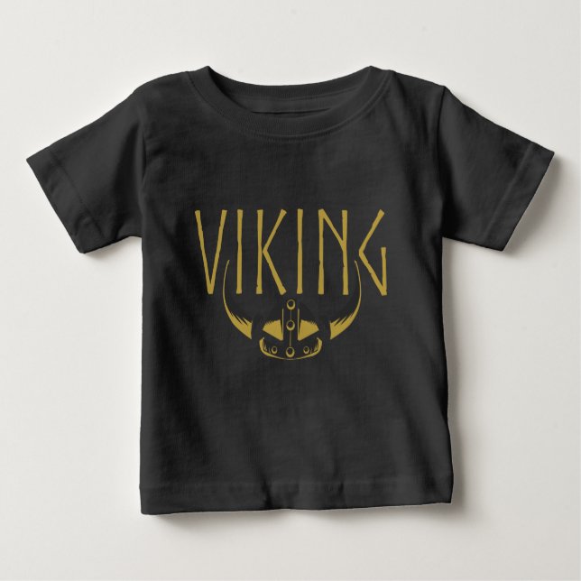 Viking Horned Helmet Kids T-shirts (Framsida)