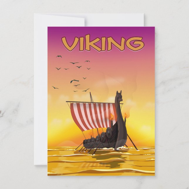 Viking Inbjudningar (Baksida)