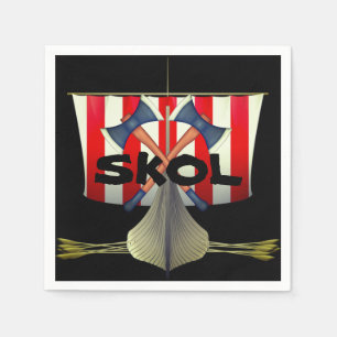 Viking Inspired Papprare Party Napkins Pappersservett