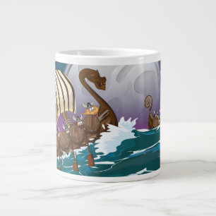Viking Invasion Fleet Jumbo Mugg