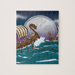 Viking Invasion Fleet Pussel