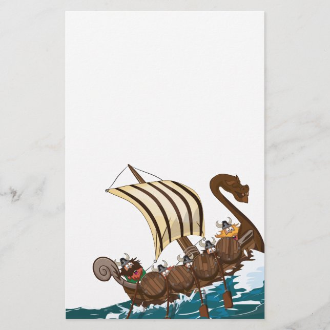 Viking invasionflotta brevpapper (Framsida)