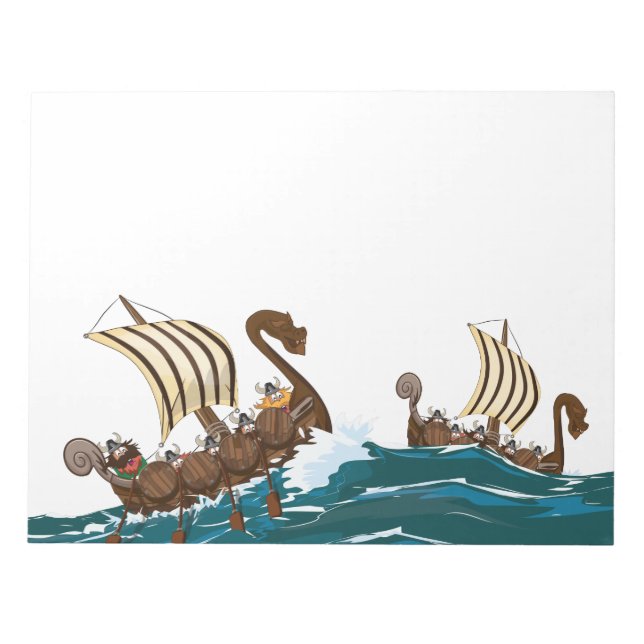 Viking invasionsflotta anteckningsblock (Framsida)
