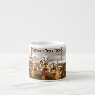 Viking invasionsflotta espressomugg