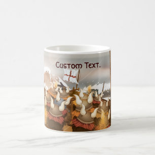 Viking invasionsflotta magisk mugg