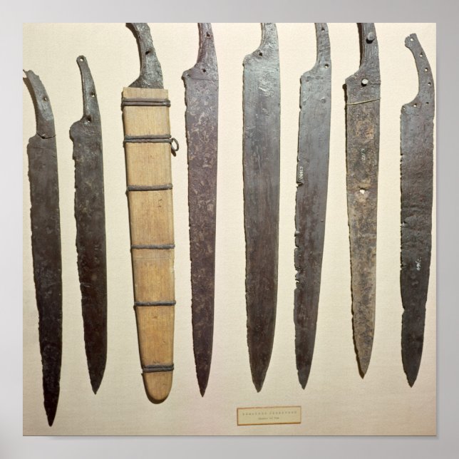 Viking järn-blad för svärd poster (Framsidan)