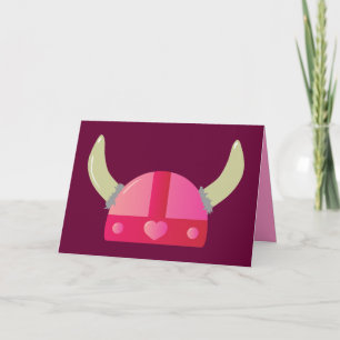 Viking Kärlek Helmet Helgkort