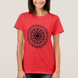 Viking-keltisk solrunkalender tee shirt
