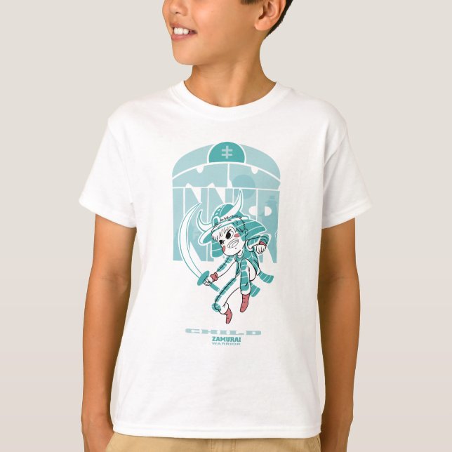 Viking Kid med ord T Shirt (Framsida)