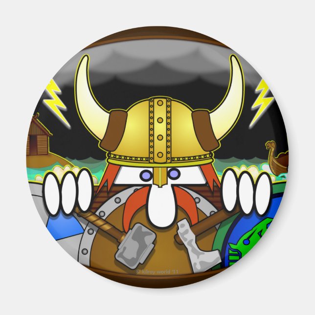 Viking Kilroy Magnet (Framsidan)