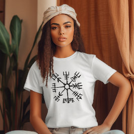 Viking kompass t shirt