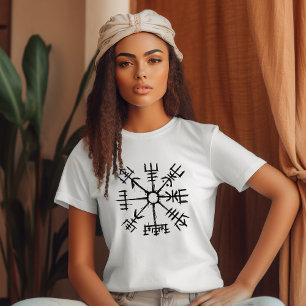 Viking kompass t shirt