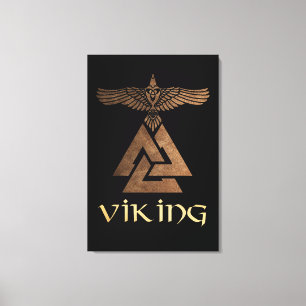 Viking krigare canvastryck