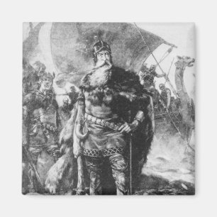 Viking krigare magnet