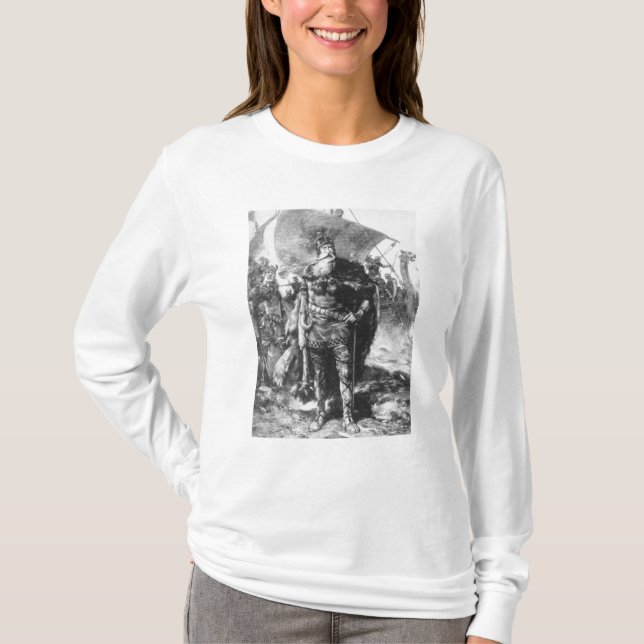 Viking krigare t shirt (Framsida)