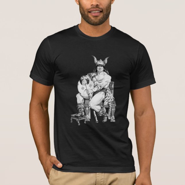 Viking krigare tee shirt (Framsida)