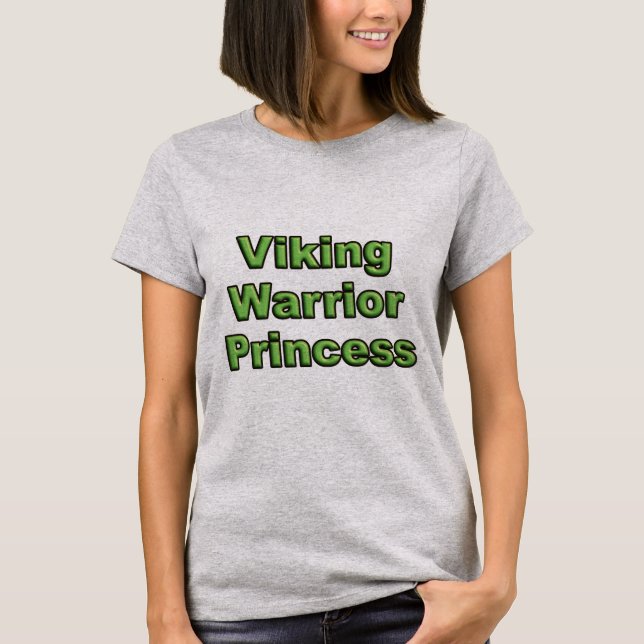 Viking krigarePrincess Tee (Framsida)