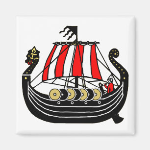 Viking lång frakt för Vikings Magnet