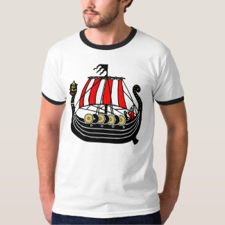Viking lång frakt för Vikings som seglar frakten Tee Shirt