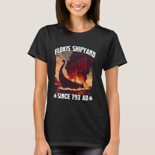 Viking Langboot & Flokis varv perfekt för riktiga T Shirt