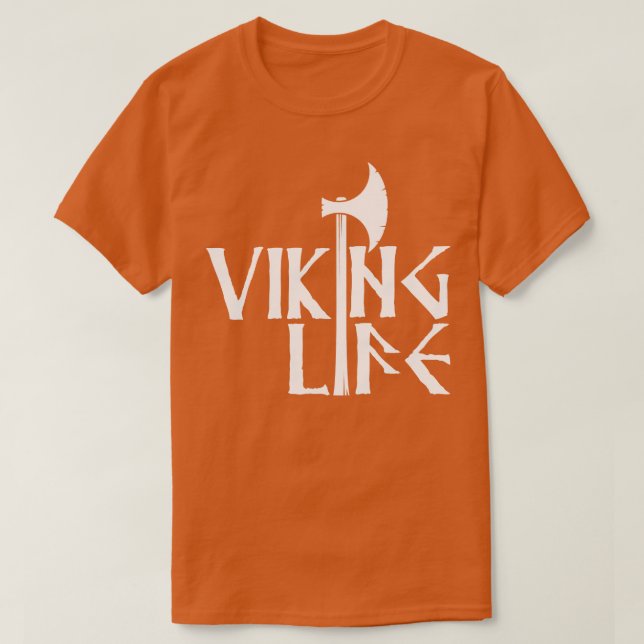 Viking Life T Shirt (Design framsida)