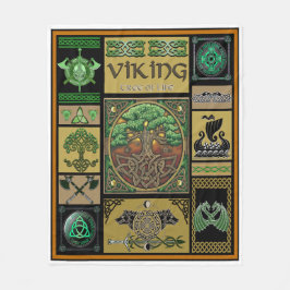 Viking Livets träd Fleecefilt