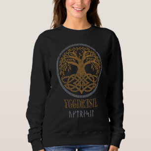 Viking Livets Träd Norse Yggdrasil Pagan Nordisk M T Shirt