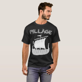 Viking Longship plundringT-tröja T-shirt