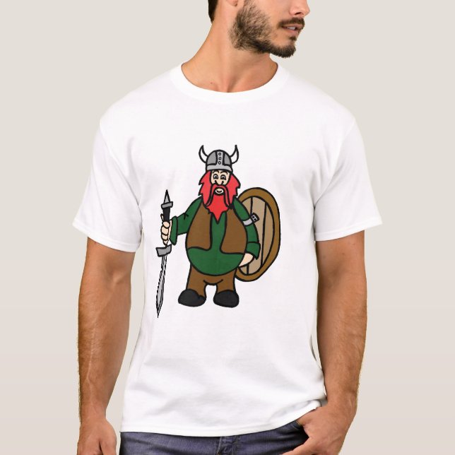 Viking manar T-tröja T-shirt (Framsida)