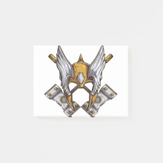 Viking Mask Post-it Block