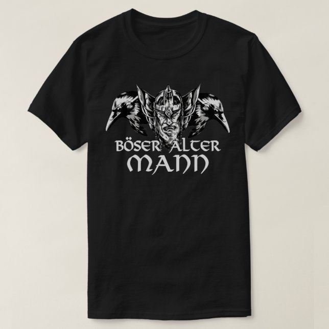 Viking med att säga i Manar Evil Alter Man jag Vik T Shirt (Design framsida)